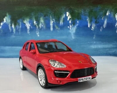 BBURAGO Porsche Cayenne 1:43 Diecast Model – Custom Name Plate Gift Boxed Collectible