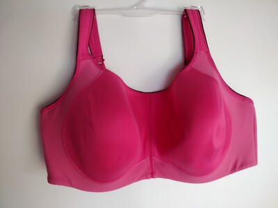 Dominique Sports Bra 40G PINK Zoe Pro Maxx Support Underwire Comfort Straps 6100