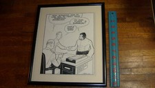 ALLEY OOP ORIGINAL ART, V T HAMLIN, 1944, FOR AIR FORCE MAGAZINE, with letter