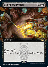 MTG - Cut of the Profits - Foil - Extended Art, Streets of New Capenna Variants