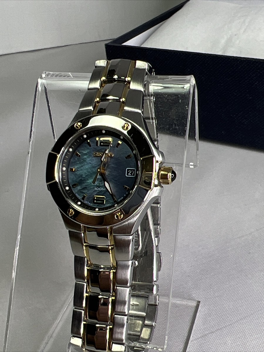 Seiko 7N82 0CA0 Coutura Mop Sapphire Crystal WR 100M Two Tone 27mm Watch Works il_300x300.7230390650_9rwo.jpg main image 2