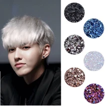 Men Women 8mm Round 925 Sterling Silver Cluster Crystal stud Earrings Gift PE24