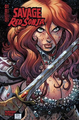 SAVAGE RED SONJA #1 * DYNAMITE 2023 * Arthur Adams Variant NM