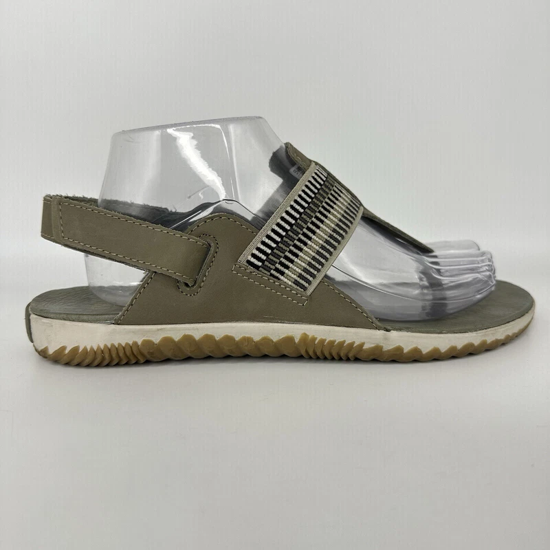 sorel out 'n about sandal flats thong ankle strap shoes
