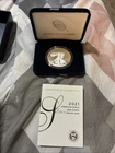 2021-W Proof American Silver Eagle Type 1 Box COA US Mint Bullion OGP