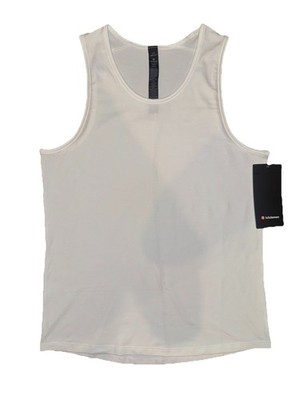 Lululemon 5 Year Basic Tank Top White Men's Small S NWT Stretch Slim SOLD OUT
