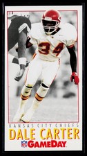 Dale Carter 1992 GameDay #100 Kansas City Chiefs Rookie
