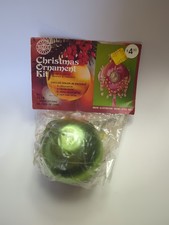 NEW VTG 1973 Walco Moss Green Satin Christmas Ornament Kit 3174 Beaded
