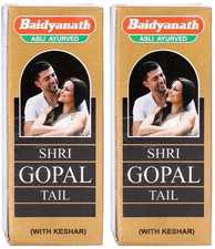 2X Baidyanath Shri Gopal Tail Oil 50ml Massag...