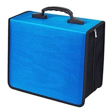 CD/DVD Case Binder, CD DVD Case Wallet Storage Holder Binder Black binder Blue