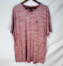 Polo Ralph Lauren Short Sleeve V-neck Classic Tee Red Heather T-Shirt 2XL