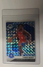 2020-21 Panini Mosaic - NBA Debut Tyrese Maxey #263 Reactive Blue Prizm (RC)