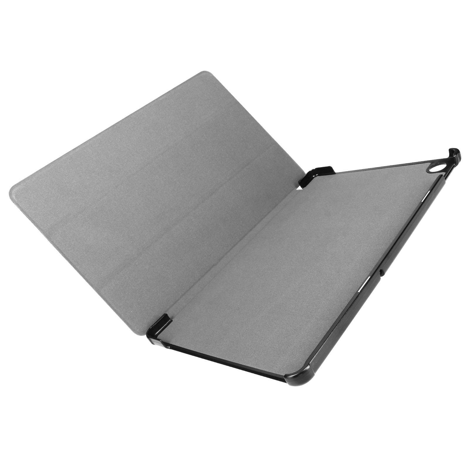 Housse rabattable Tab M10 Plus 3ème Gen design bleu vert bicolore avec support ajustable - 2