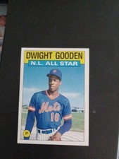 1986 Dwight Gooden Nl All Star #709 New York Mets
