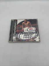 Knockout Kings 2000 Boxing PlayStation 1 PS1 Black Label REG CARD Complete!