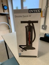 Image of Intex Double Quick III S Hand Pump, 14.5 , Black