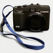 Canon PowerShot G16 Black Compact Digital Camera 12.1 MP Optical Zoom 5x