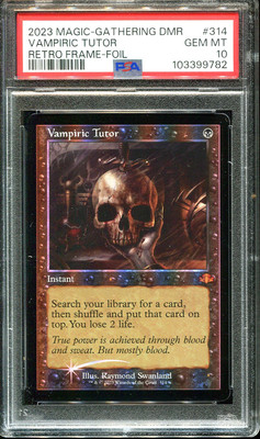 吸血の教示者 旧枠 foil Yahoo!オークション - MTG/吸血の教示者/Vampiric Tutor/EMA