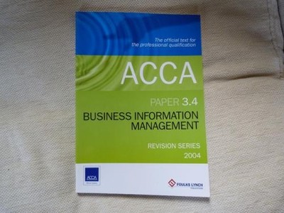 Acca Business Information Management 3.4: Studienführer - Fouls, Lynch