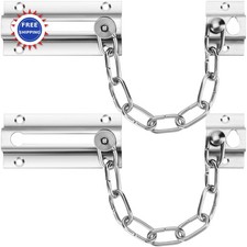 Door Chain Lock 2 Pack Premium Stainless Steel INBOF Locks Inside Thickened