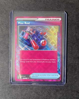 Pokémon TCG Max Rod 116/131 Ace Spec - S&V Prismatic Evolutions - Englisch NM