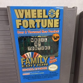 NES Game Show Lot &ndash; Wheel of Fortune Family Edition + Jeopardy 25th Anniversary