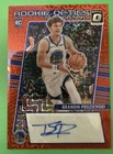 2023-24 Panini Donruss Optic - Rookie Optics Autographs Brandin Podziemski RC AU