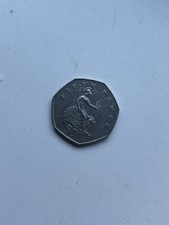 Rare UK 50p Fifty Pence Coin - 1997 Britannia Queen Elizabeth II. Circulated