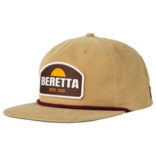 Beretta Sunset Rope Trucker Hat, Tan, Snapback, 5-Panel (BC055T118601A0)
