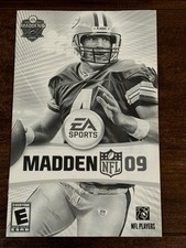 Madden 09 NFL Football 2009 PS2 Playstation 2 Instruction Manual Only