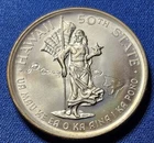A 1959 Heraldic Art Hawaii Statehood Medal Sterling Silver!! Original Envelope