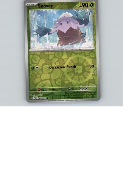 Snover 010/193 Common Paldea Evolved Pokemon Reverse Holo Near Mint