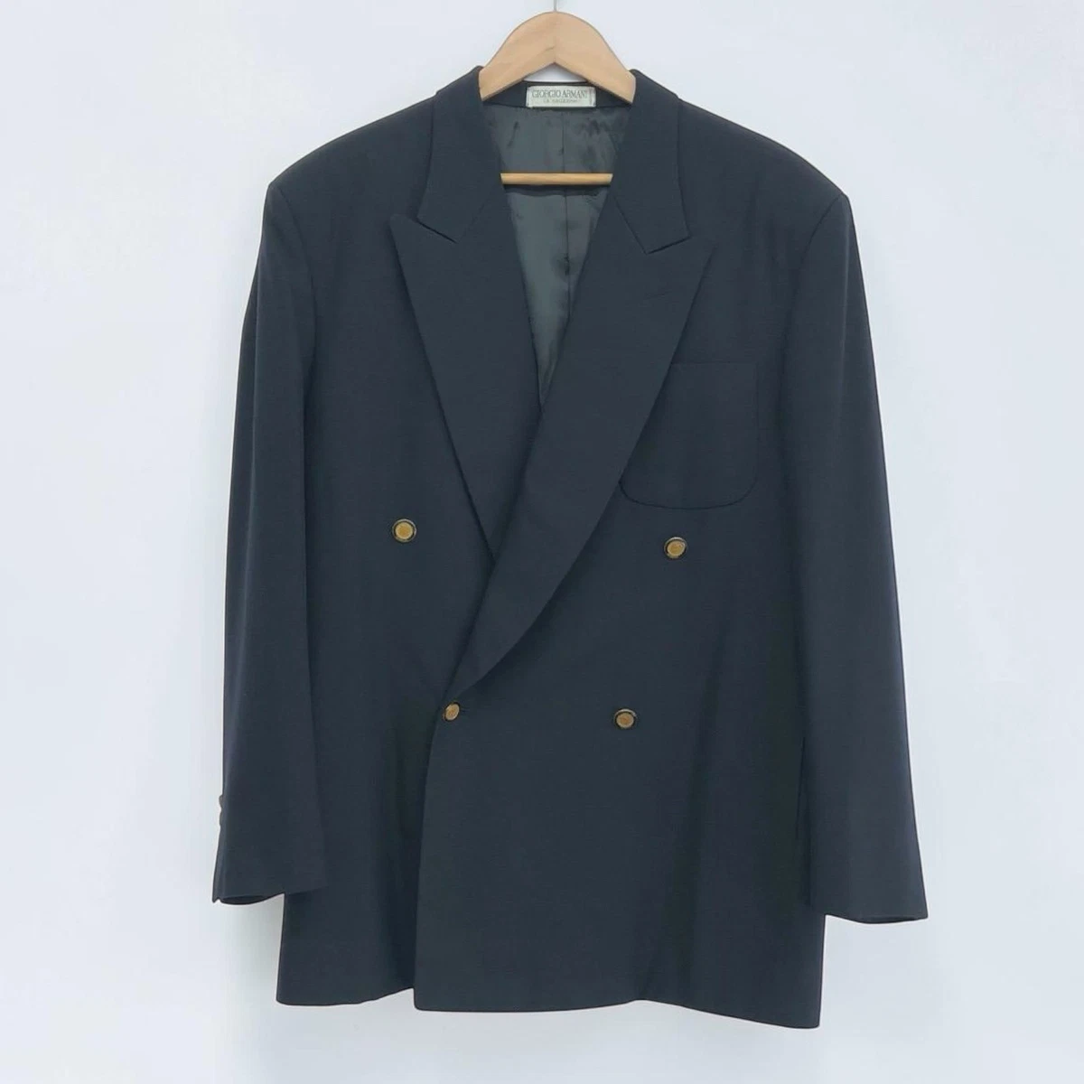 Giorgio Armani Blue Double-Breasted Suits & Blazers for Men for