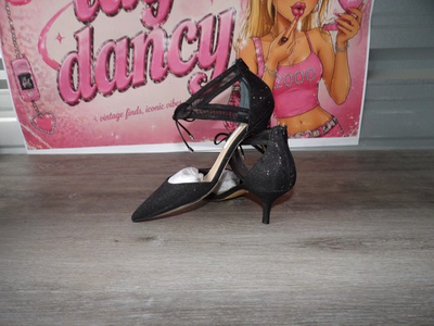 #ad Nina TALLEY YY Pump – Black Luna Shine Size EU 9 $40.70