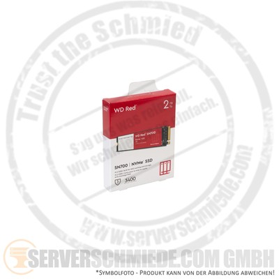 2TB WD Red SN700 NAS Datacenter Enterprise 24/7 M.2 2280 PCIe NVMe +NEW+