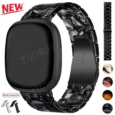 Luxus Resin Armband Für Fitbit Versa 4 /Versa 3 /Sense 2 Ersatzband Uhrenarmband