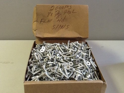 #ad Assortment Of Phillip Sheet Metal Screws Approx. 4000 In Lot NOS $112.15