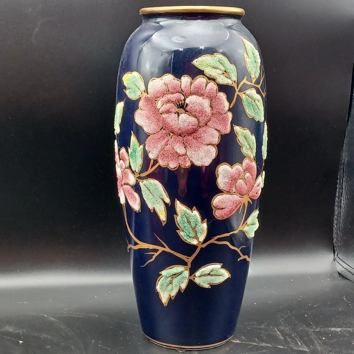 古董日本玻璃花瓶| eBay