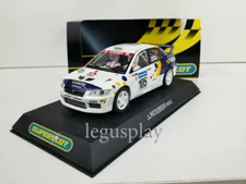 Scalextric Superslot H2588 Mitsubishi Lancer #105 Evol 7 WRC Slot Car
