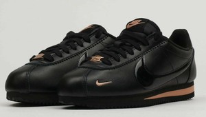 nike cortez black rose gold