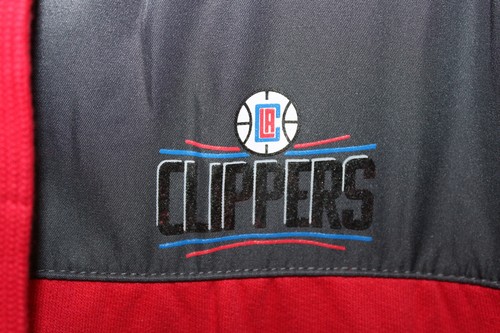 NWT LA Clippers NBA Full Zip Cotton Fleece & Polyester Hoody Jacket Mens 3XLT - Picture 5 of 7