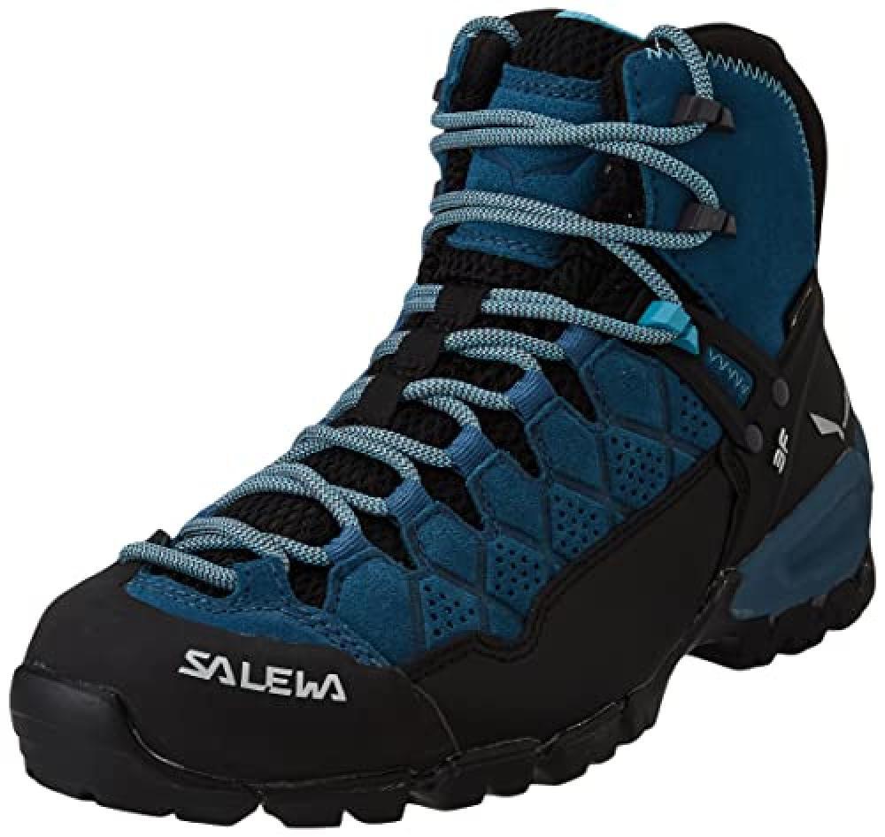 (TG. 36 EU) SALEWA Ws Alp Trainer Mid Gtx, Scarpa da Passeggio Donna, Mallard Bl