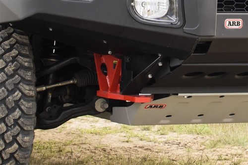 Punto de recuperación ARB delantero derecho resistente de acero rojo para Toyota Tacoma 2005-2023 - Imagen 3 de 3