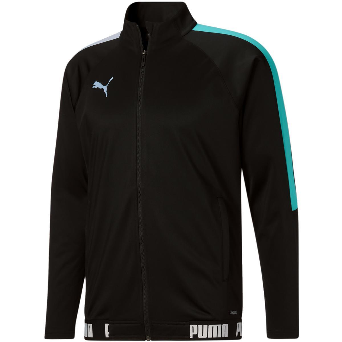 Мужская черная влагоотталкивающая спортивная куртка Puma на молнии Athletic M BHFO 4595