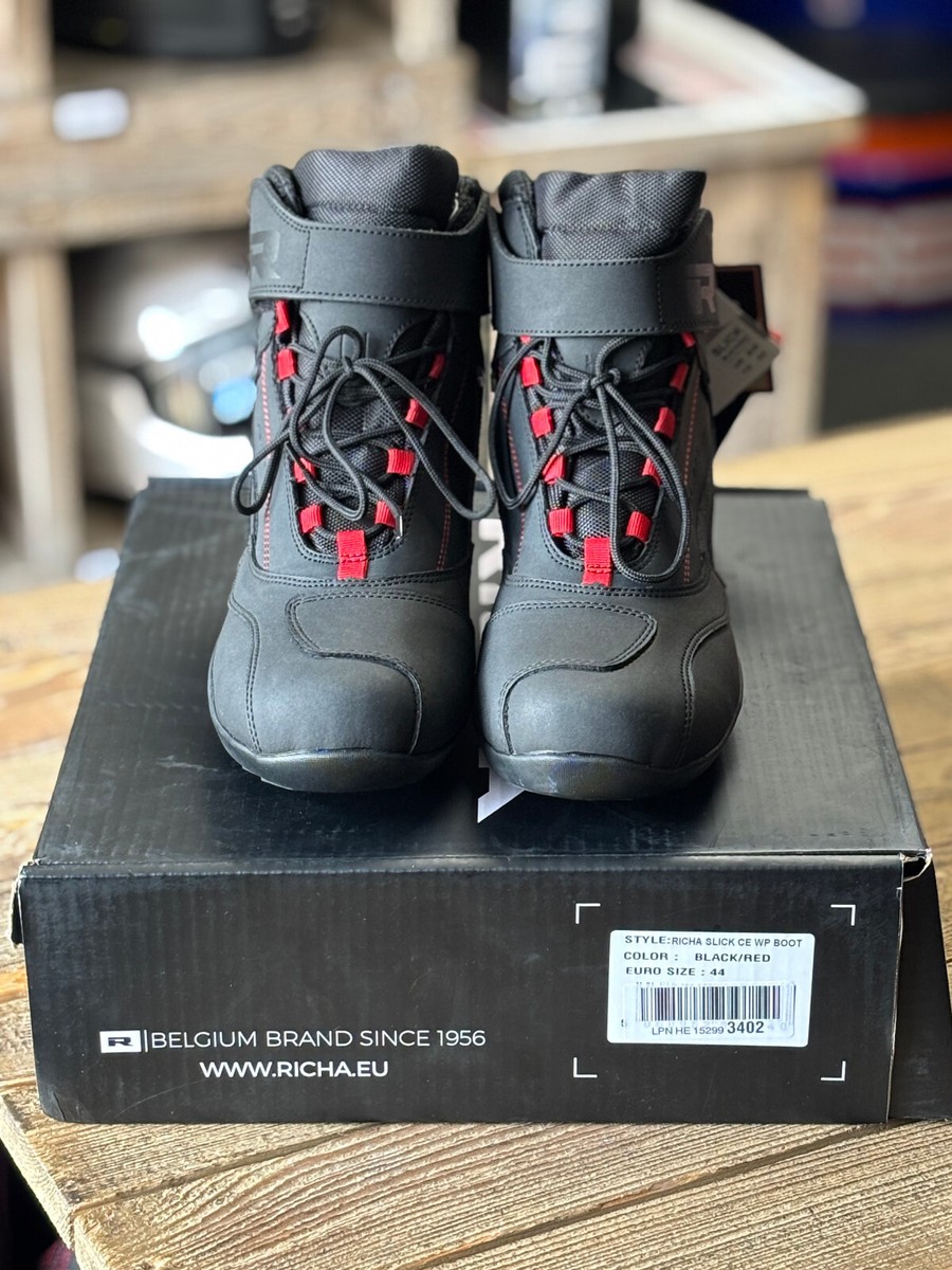 Richa Slick Waterproof Short Paddock Sport CE Motorcycle Boots