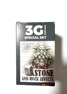 AK INTERACTIVE 3G ACRYLICS SET - STONE AND ROCK EFFECTS