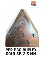 KIT/ Pacco 20 SEZIONI LAMA PER BCS Duplex gold.  Cod 58028096. Ricambi Originali