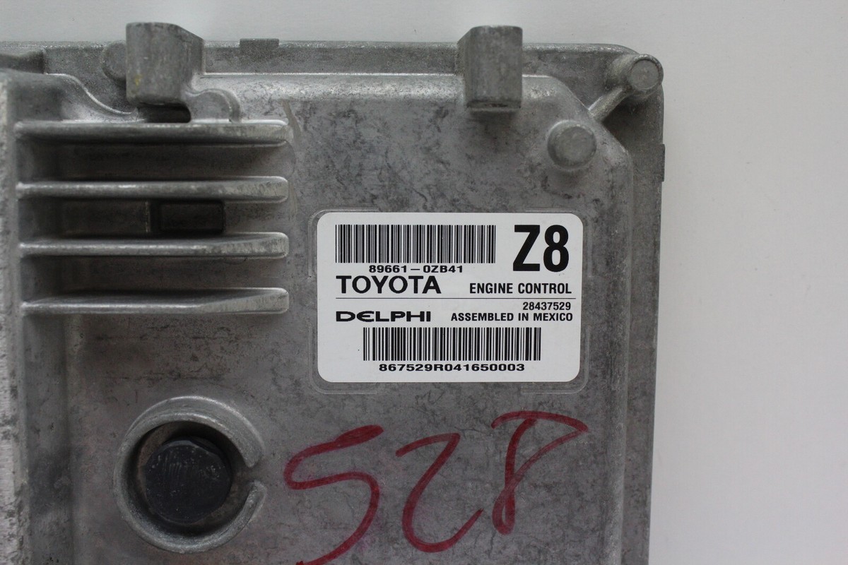 ごましお確認ページ 17 Toyota Corolla 89661-0ZQ91 Computer Brain Engine Control