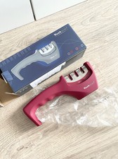 Knife Sharpener Sharpening Honer 3 Stage Diamond Coated Wheel Stone Ceramic