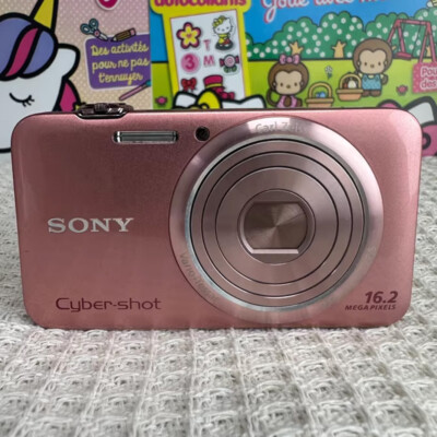 SONY Cyber-Shot DSC-WX7 Pink 16.2 MP Digital Camera w/ Battery